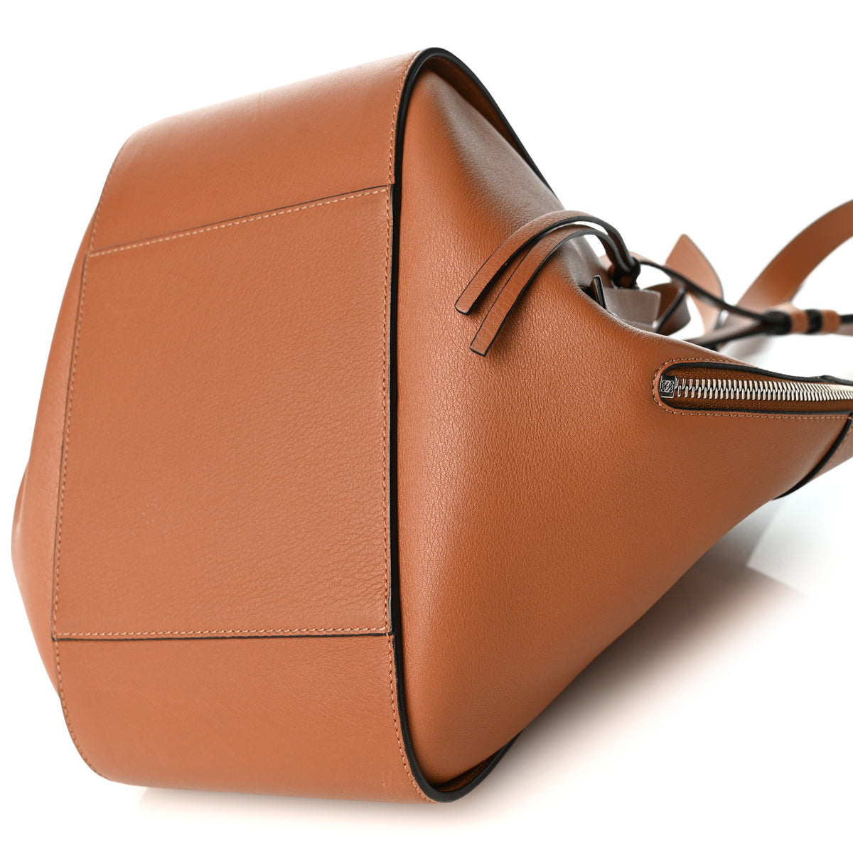 Calfskin Small Hammock Shoulder Bag Tan