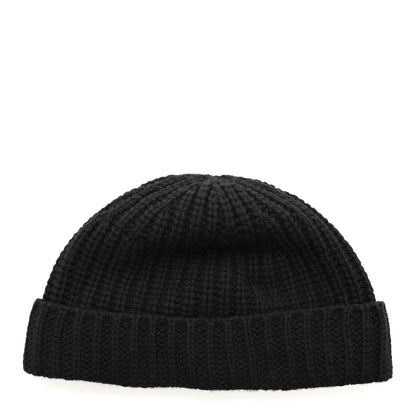 Louis Vuitton Cashmere Ribbed LV Knithead Bonnet Beanie Black 3 of 5