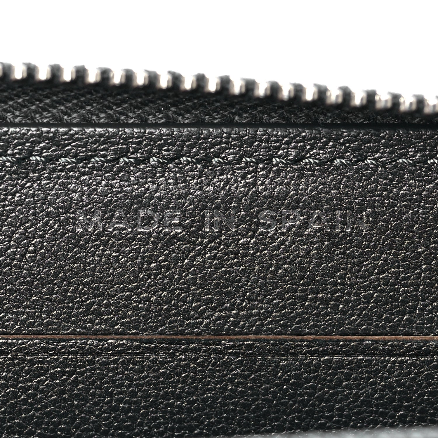 Chanel Sheepskin Chevron Quilted Mademoiselle Vintage Zip Around Wallet Grey 7 of 9