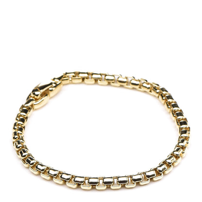 David Yurman 18K Yellow Gold 5mm Box Chain Bracelet 3 of 4