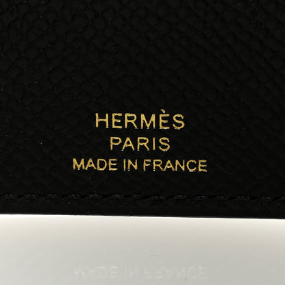Hermes Epsom Bearn Multicles 4 Key Holder Black 6 of 6