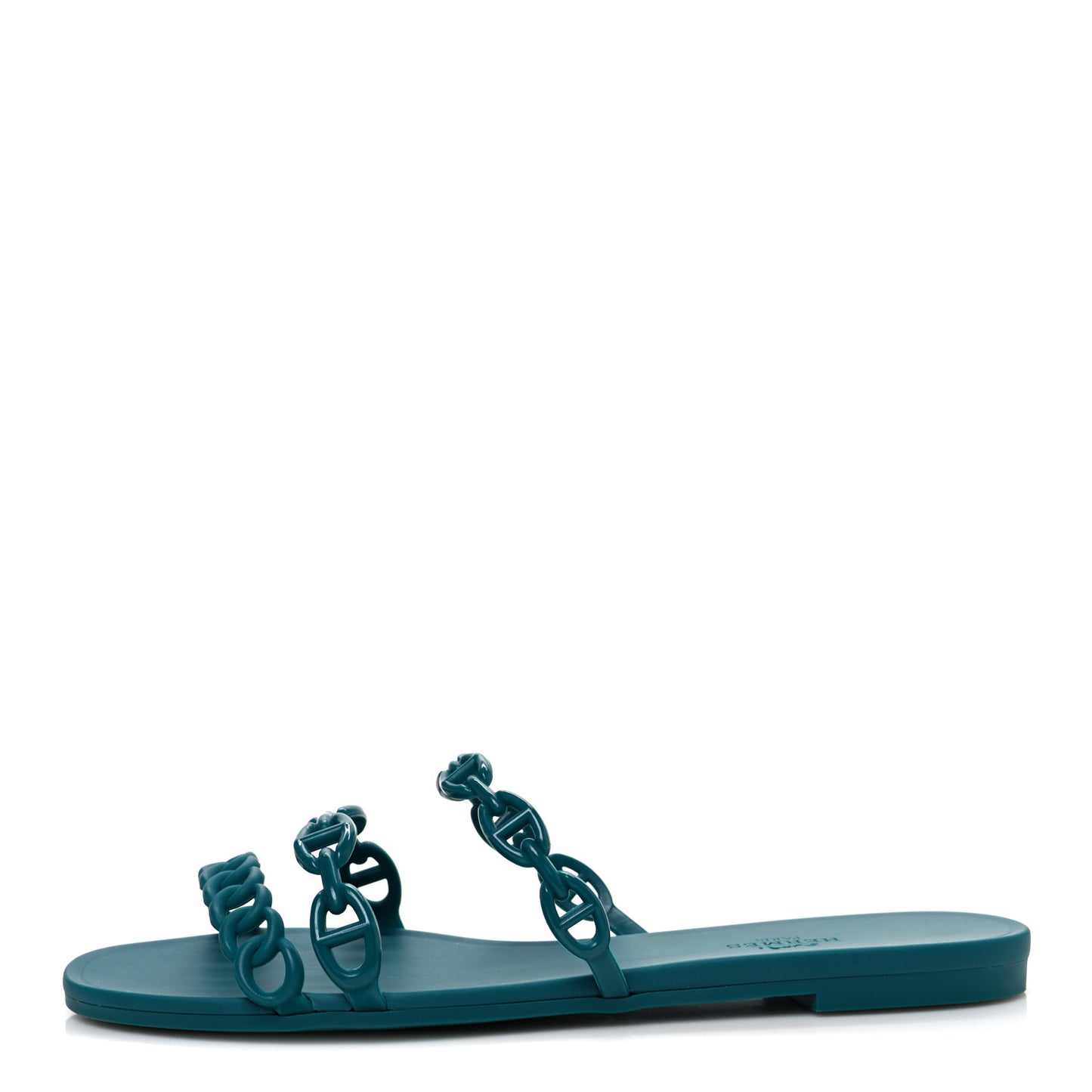 Rubber Chaine d'Ancre Rivage Sandals 38 Vert d'Ete