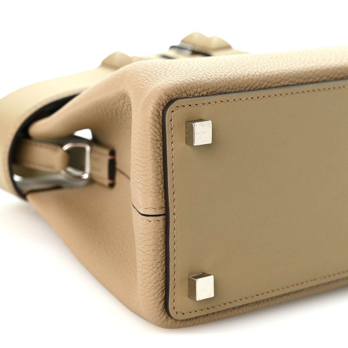 Hermes Togo Swift Medor Bag Beige Marfa 9 of 11
