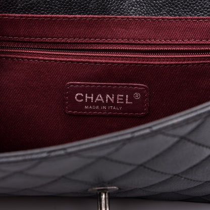 Chanel Caviar Quilted Medium Retro Class Flap Black 8 of 11