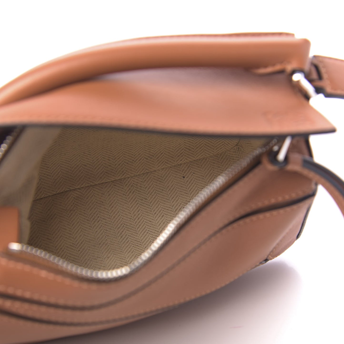 Calfskin Mini Puzzle Bag Tan