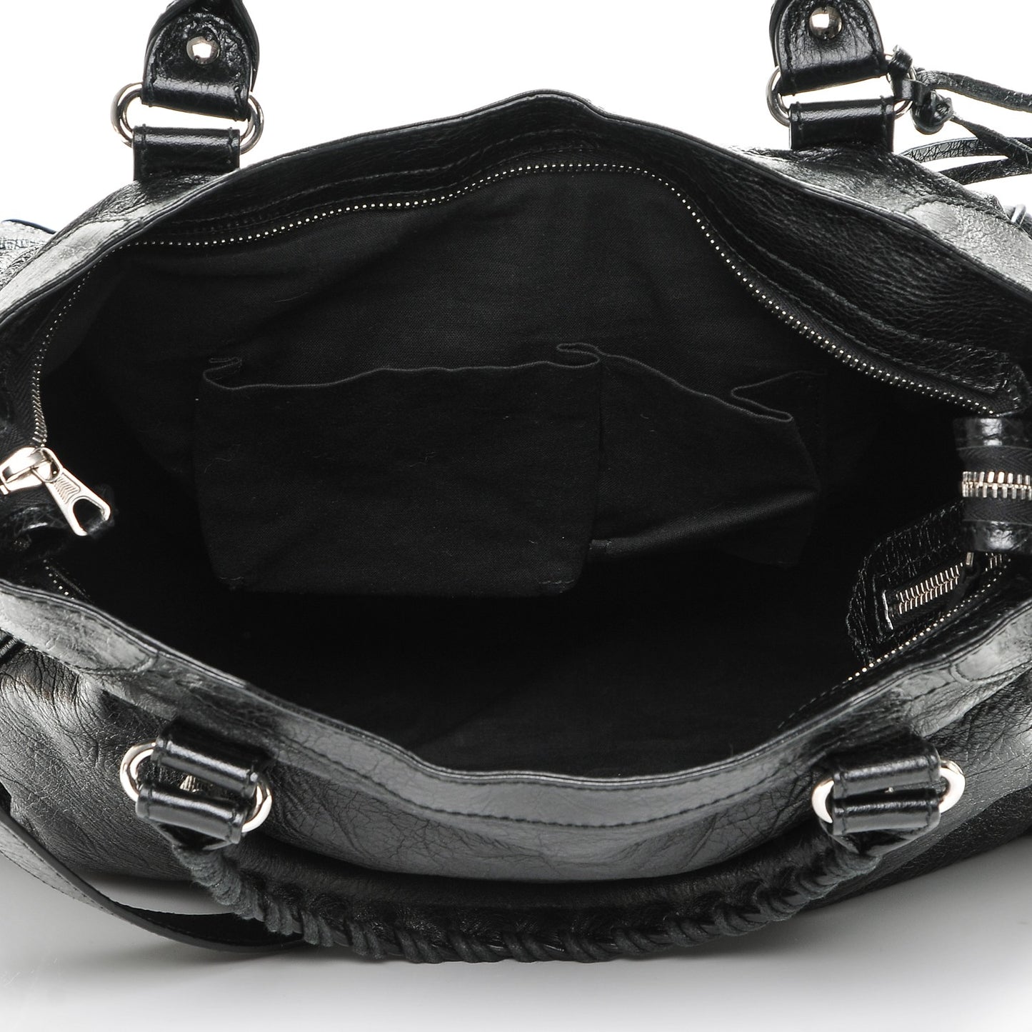 Agneau Giant 12 Silver Hardware Velo Black