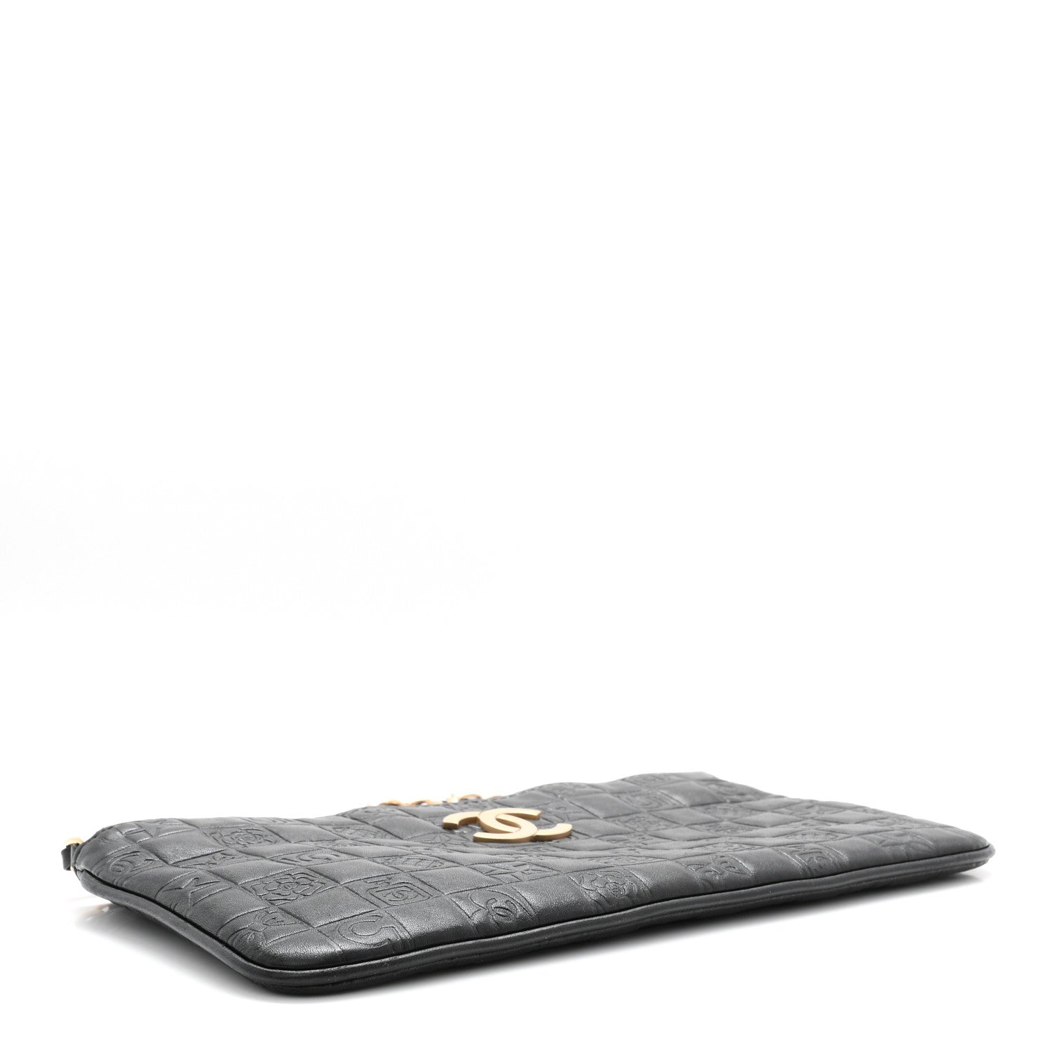 Chanel Lambskin Precious Symbols Pochette Black 4 of 10