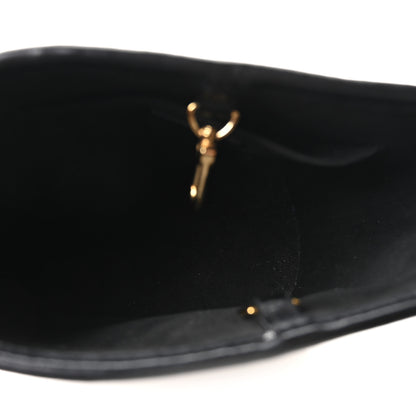 Louis Vuitton Raffia Petit Bucket Black 5 of 12