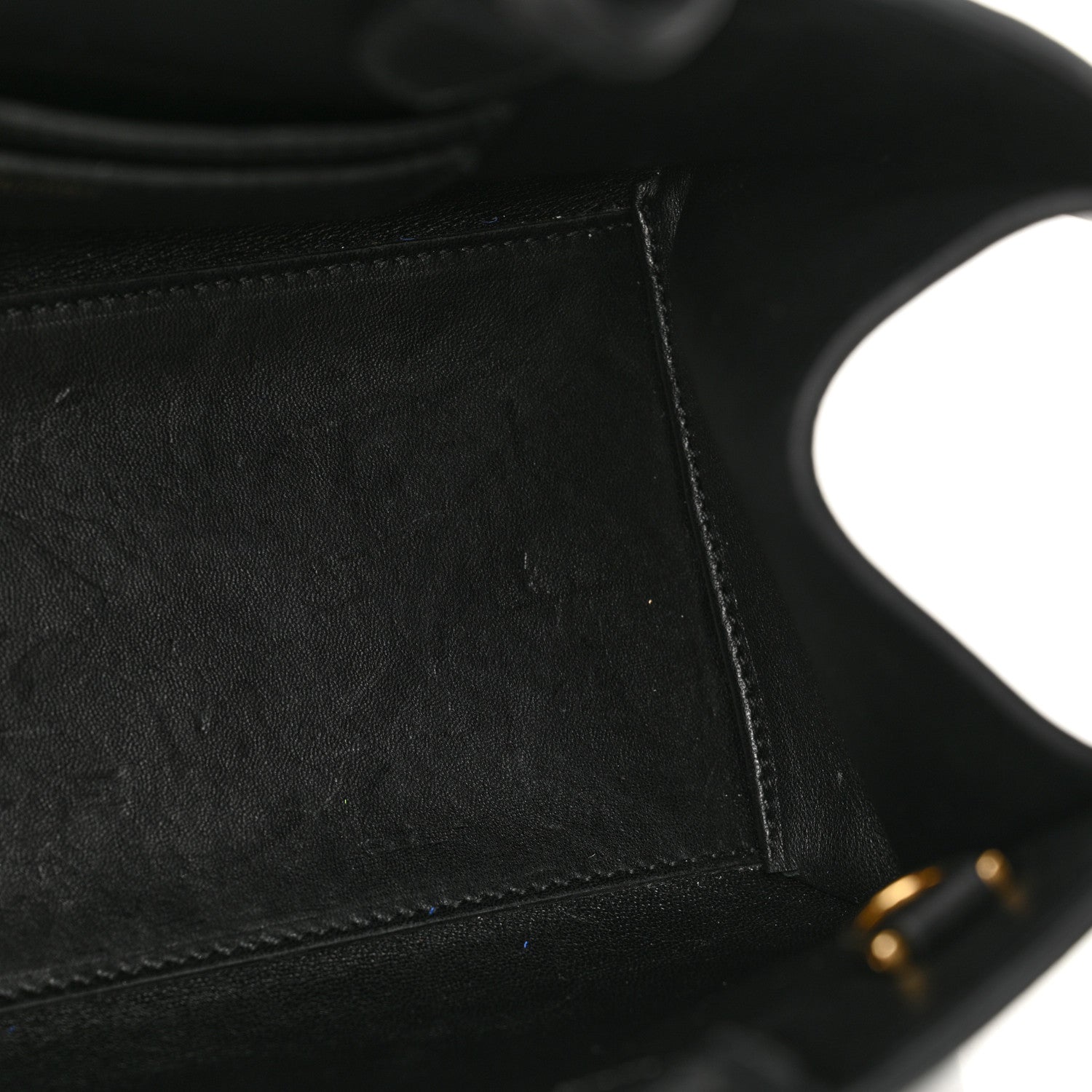 Salvatore Ferragamo Calfskin Mini Hug Bag Black 12 of 13