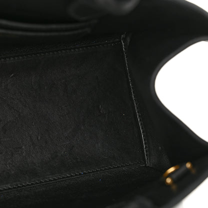 Salvatore Ferragamo Calfskin Mini Hug Bag Black 12 of 13