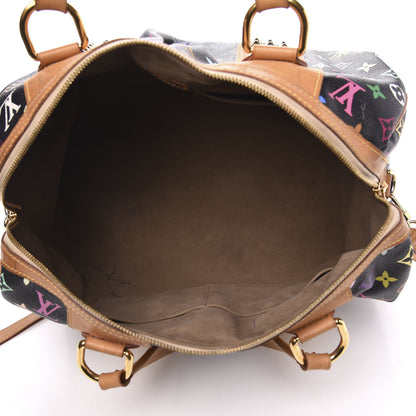 Louis Vuitton Monogram Multicolor Courtney GM Black 4 of 19