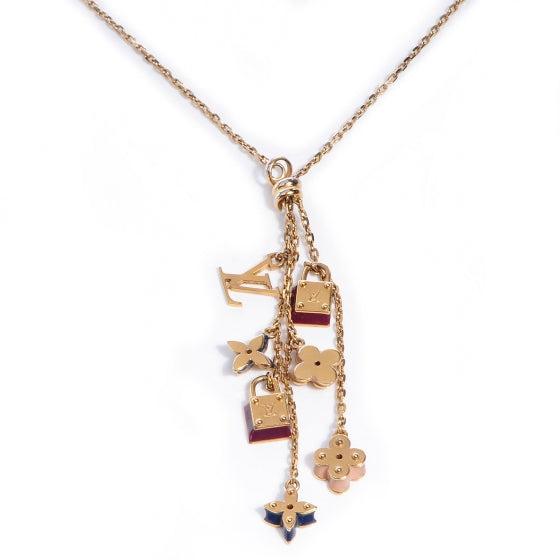 Sweet Charms Sautoir Necklace Gold