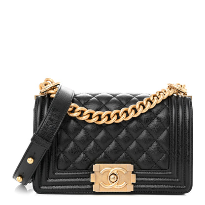 Chanel Caviar Quilted Small Boy Flap Black 1 of 11
