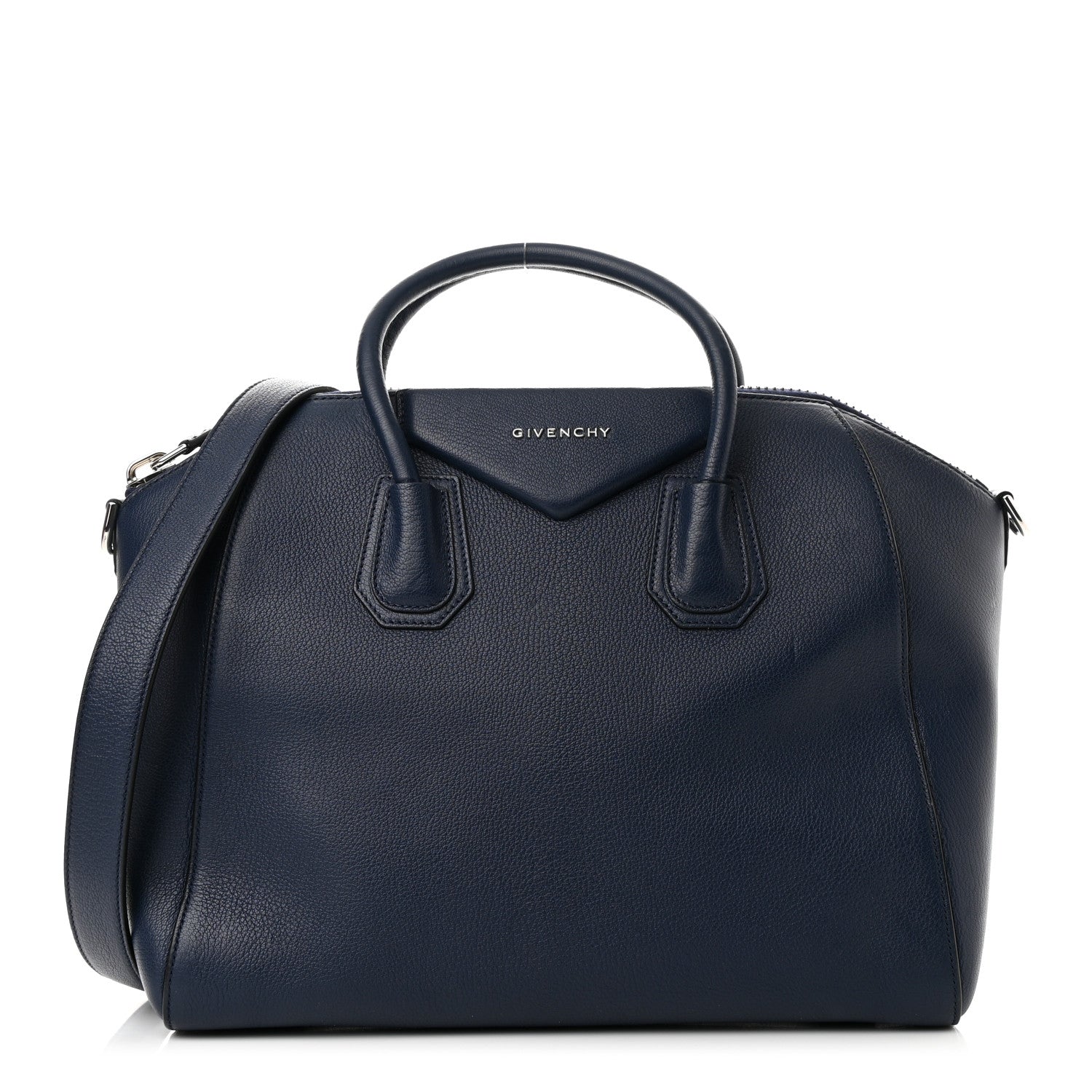 Givenchy Sugar Goatskin Medium Antigona Navy 1 of 17