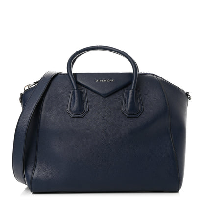 Givenchy Sugar Goatskin Medium Antigona Navy 1 of 17