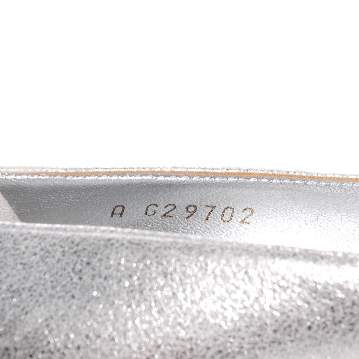 Metallic Leather Cap Toe Pumps Silver Black 38.5