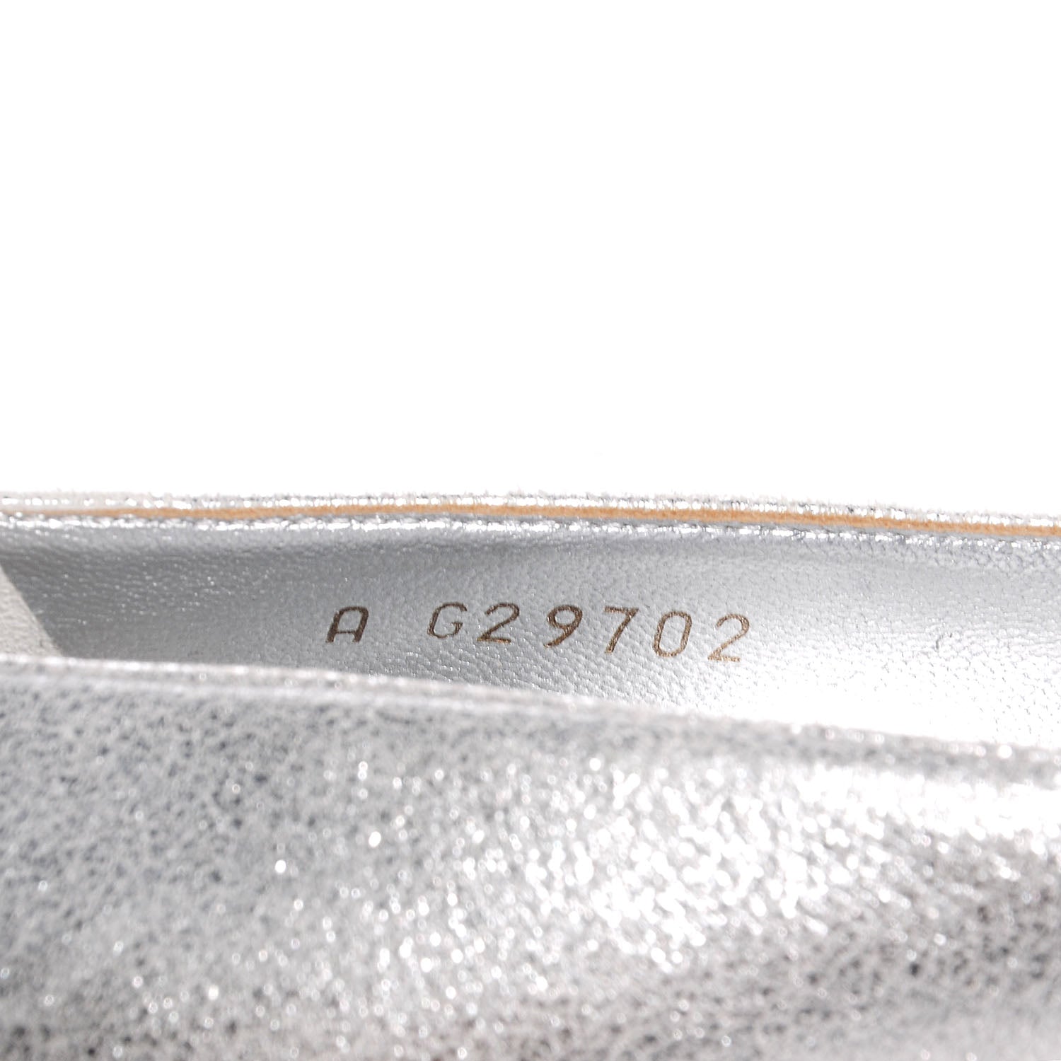 Chanel Metallic Leather Cap Toe Pumps Silver Black 38.5 7 of 8