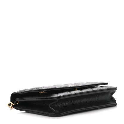 Chanel Caviar Quilted Wallet on Chain WOC Black 4 of 12