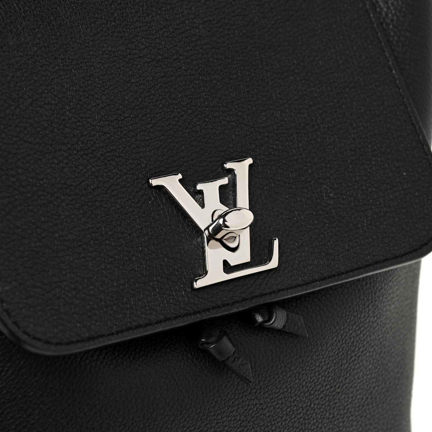 Louis Vuitton Calfskin Lockme Backpack Black 10 of 14