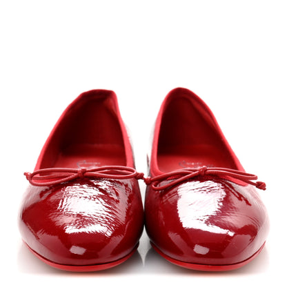Christian Louboutin Patent Sweetie Jane Ballerina Flats 38.5 Loubi 3 of 8