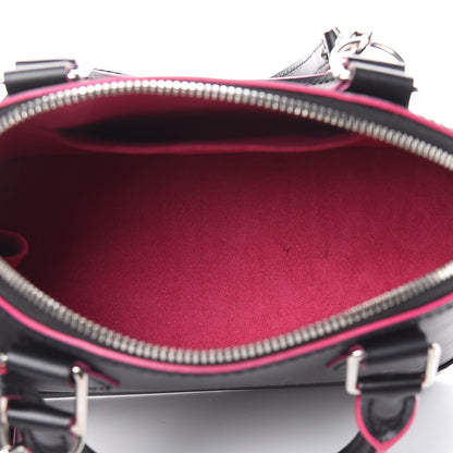 Louis Vuitton Epi Alma BB Black Hot Pink 5 of 11