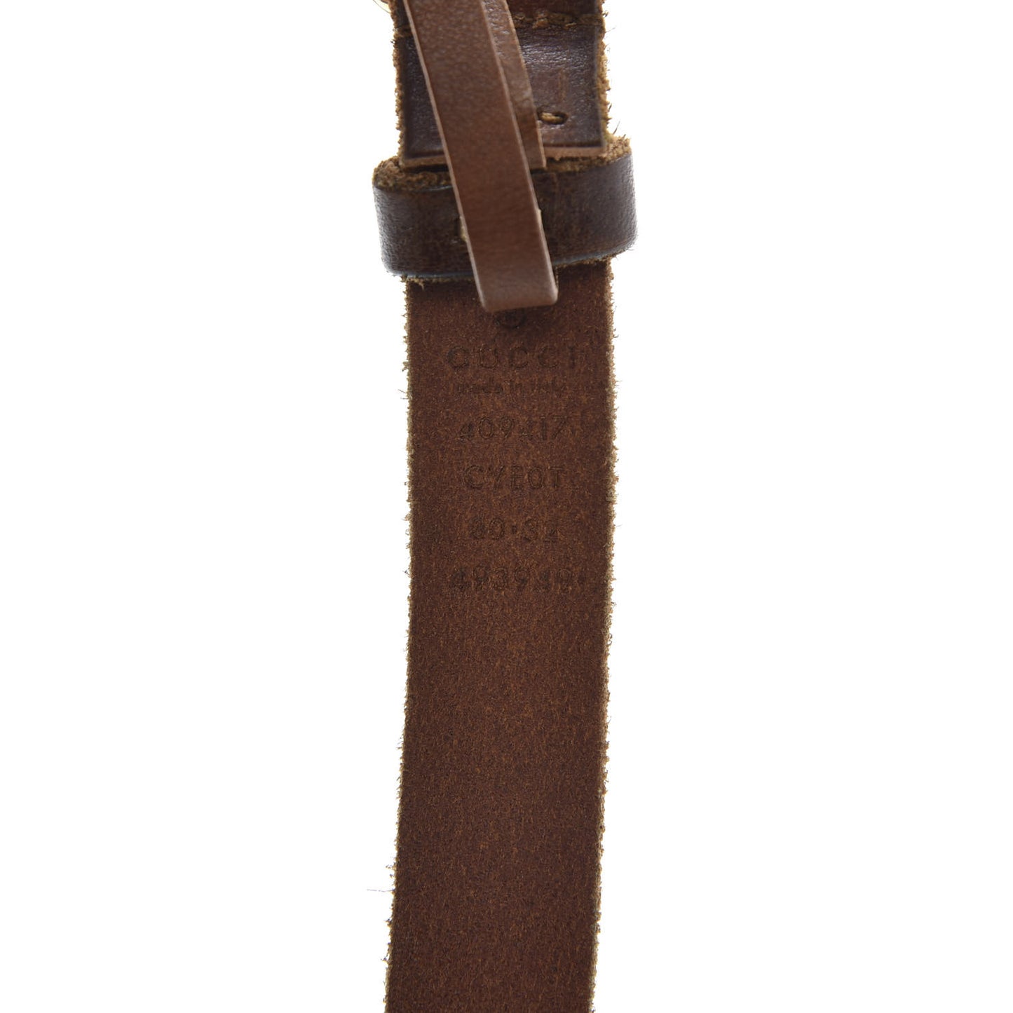 Faded Calfskin Double G 20mm Belt 80 32 Cuir