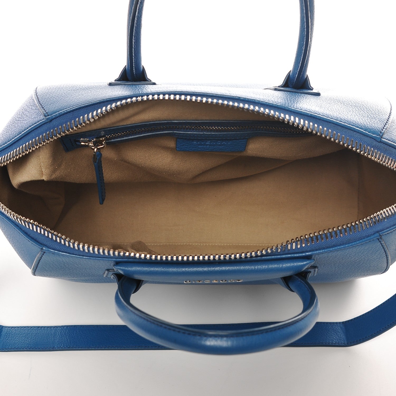 Givenchy Sugar Goatskin Medium Antigona Electric Blue 5 of 6