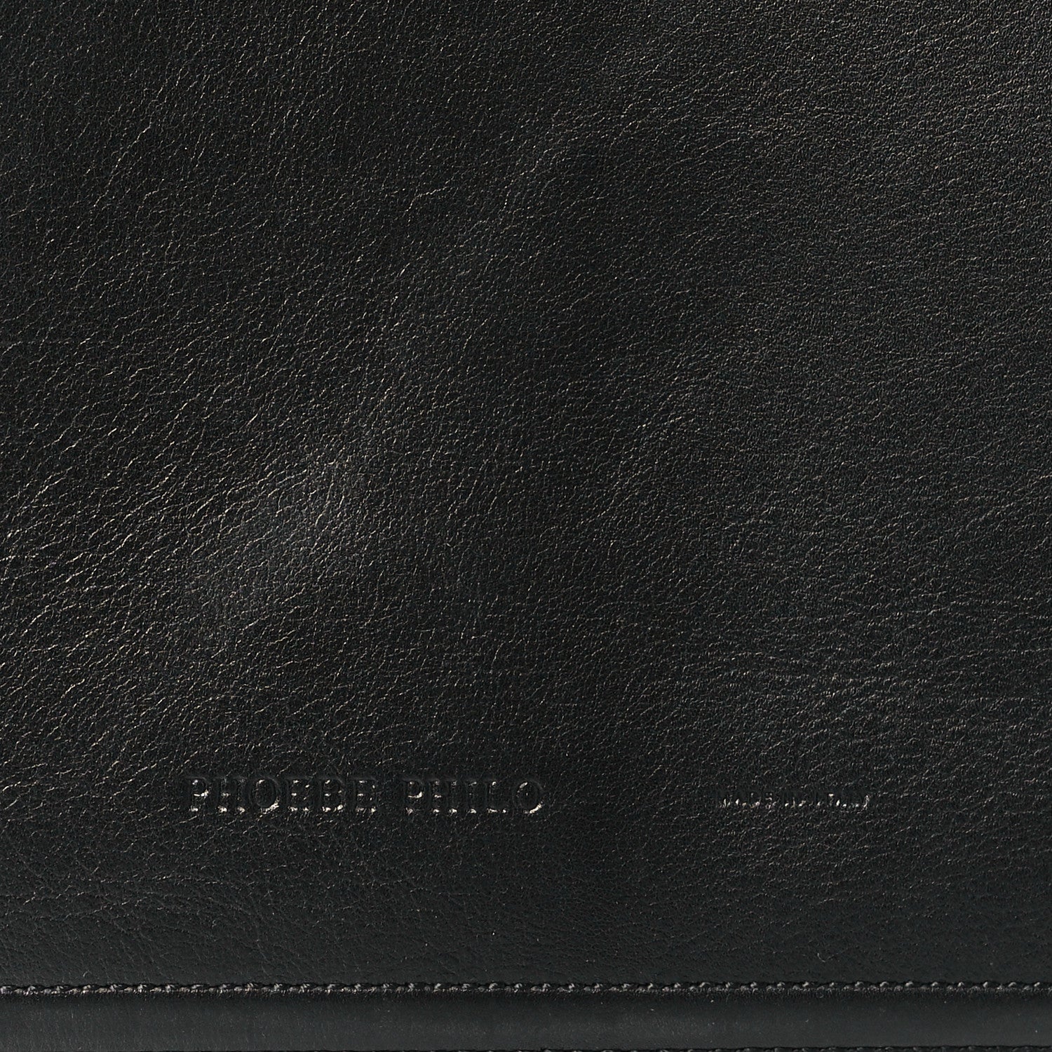Phoebe Philo Calfskin Gig Bag Black 6 of 9