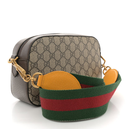 Gucci GG Supreme Monogram Web Neo Vintage Shoulder Bag Beige New Acero Crop 3 of 10