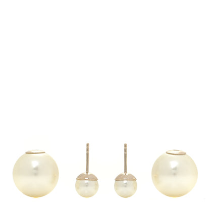 Christian Dior Pearl Mise En Dior Tribal Earrings Gold 3 of 4