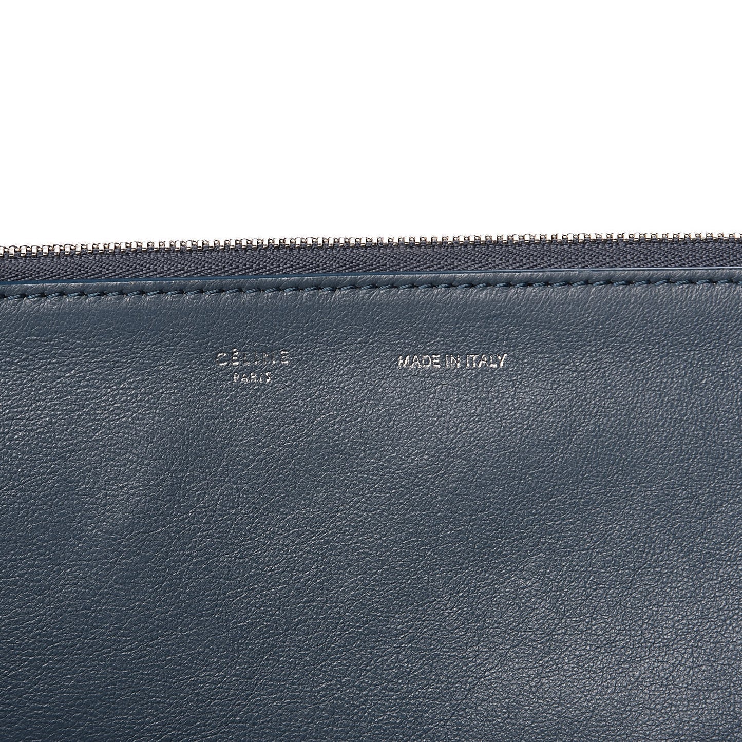Drummed Calfskin Suede Double Zip Trapeze Orage