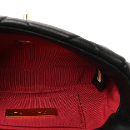 Chanel Goatskin Quilted Chanel 19 Waist Bag Black 9 of 19
