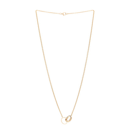 Cartier 18K Yellow Gold Interlocking LOVE Necklace 3 of 4
