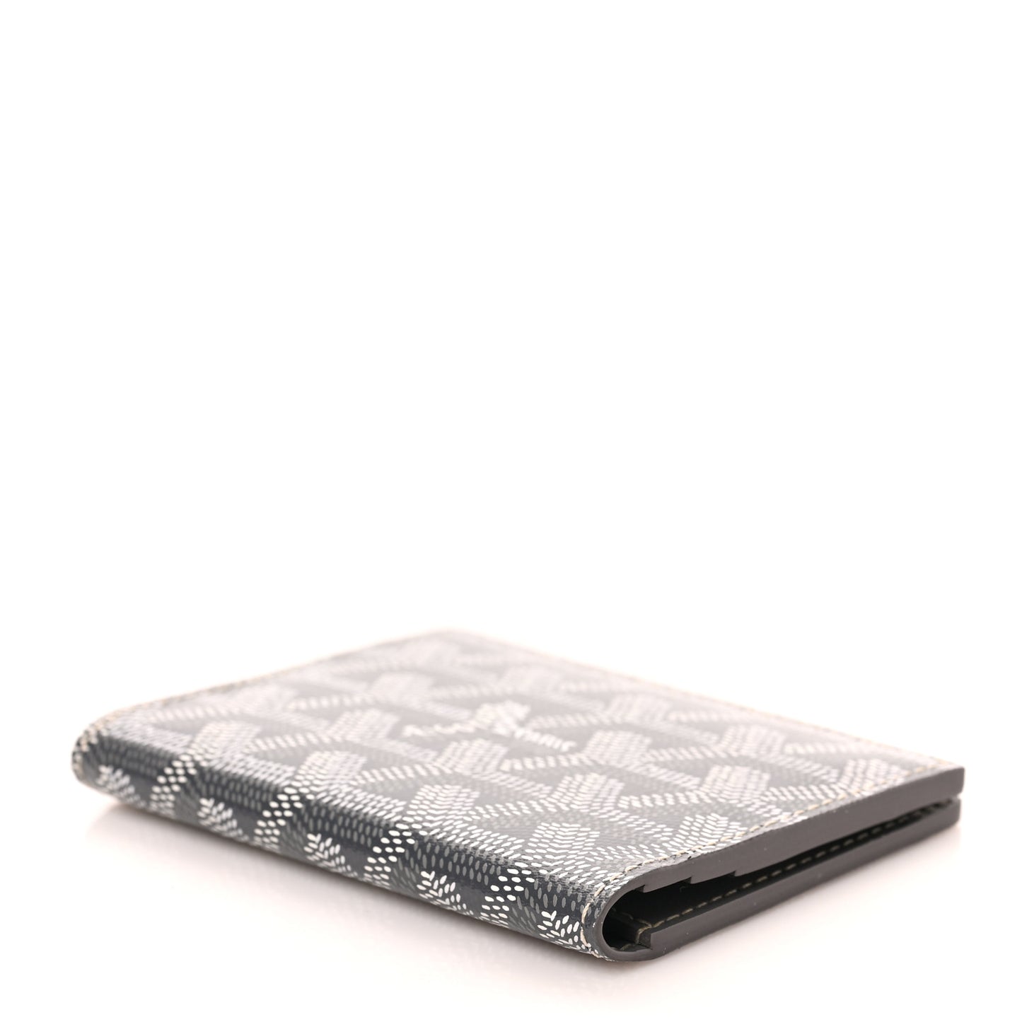 Goyardine Saint Marc Folding Card Case Grey