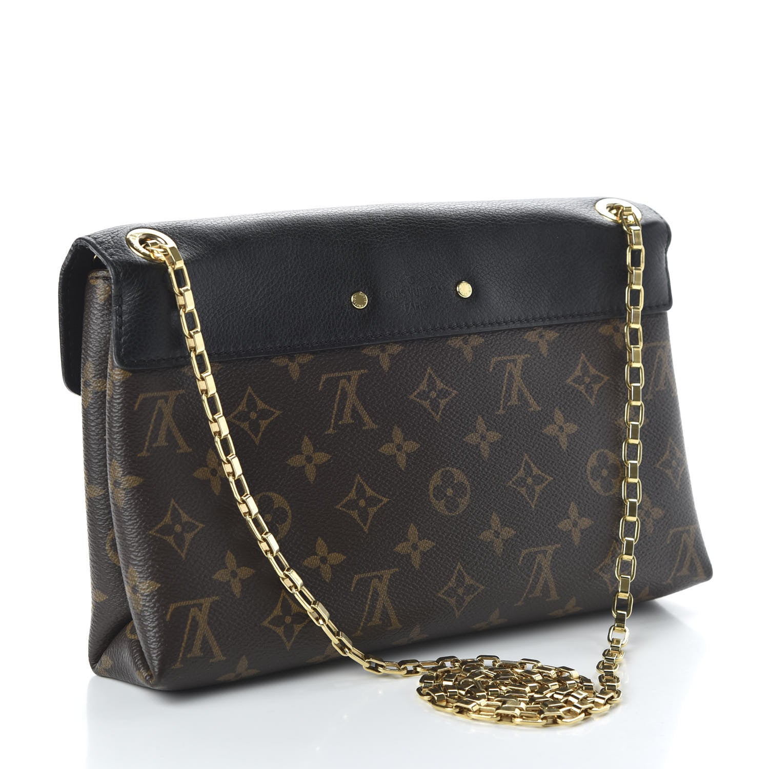 Louis Vuitton Monogram Pallas Chain Black 3 of 9
