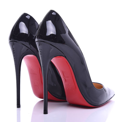 Christian Louboutin Patent So Kate 120 Pumps 38 Black 4 of 8
