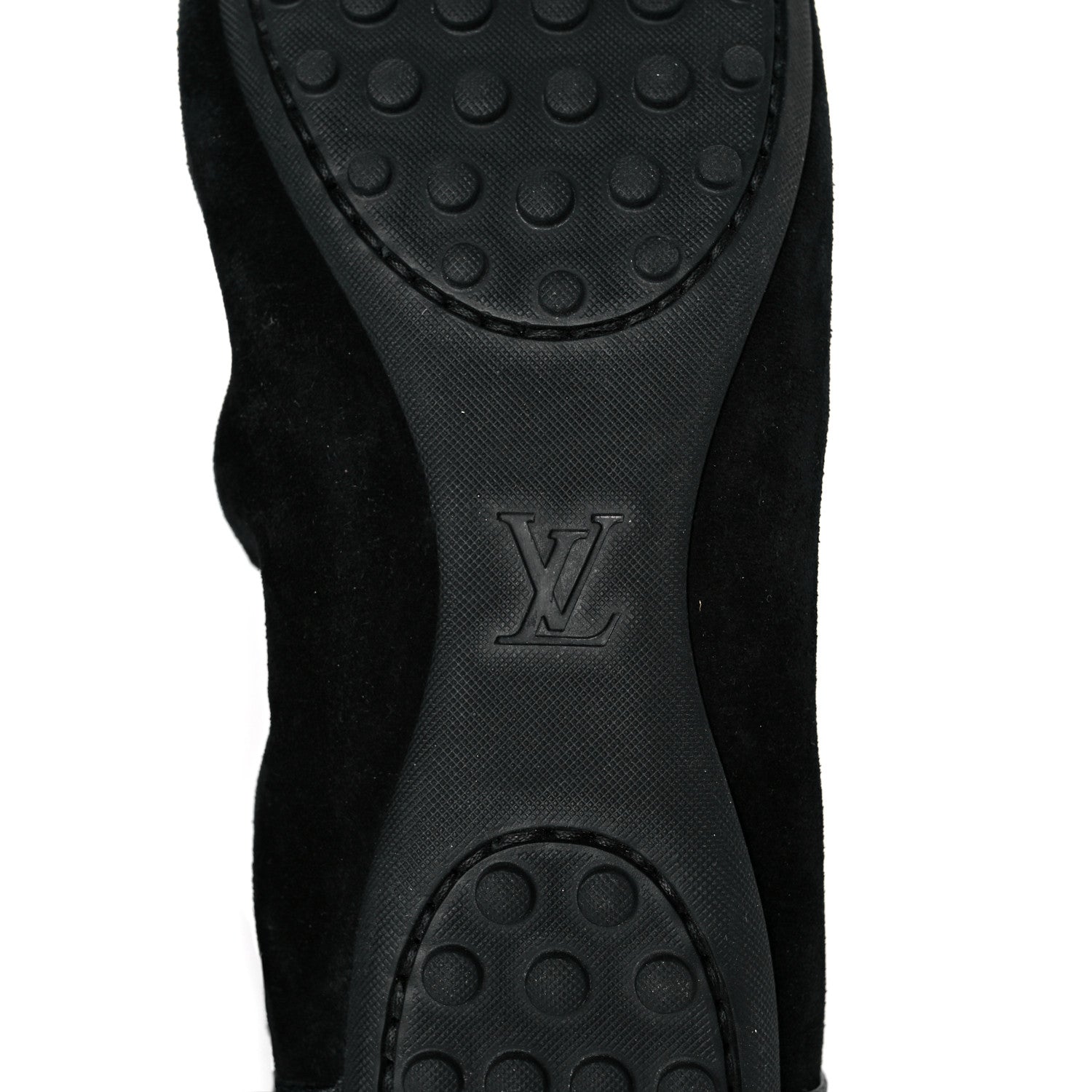 Louis Vuitton Suede Lovely Ballet Flats 37 Black 6 of 8