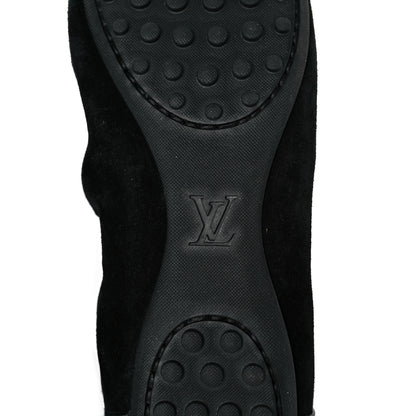 Louis Vuitton Suede Lovely Ballet Flats 37 Black 6 of 8