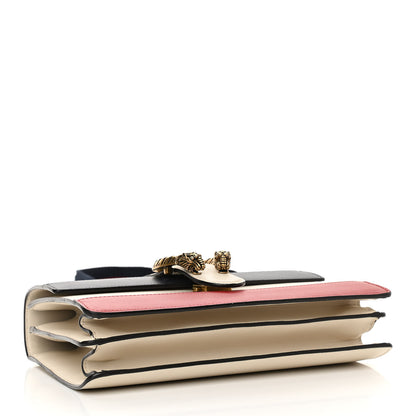 Gucci Calfskin Bamboo Web Medium Dionysus Top Handle Bag White Blue Hibiscus Red 4 of 13