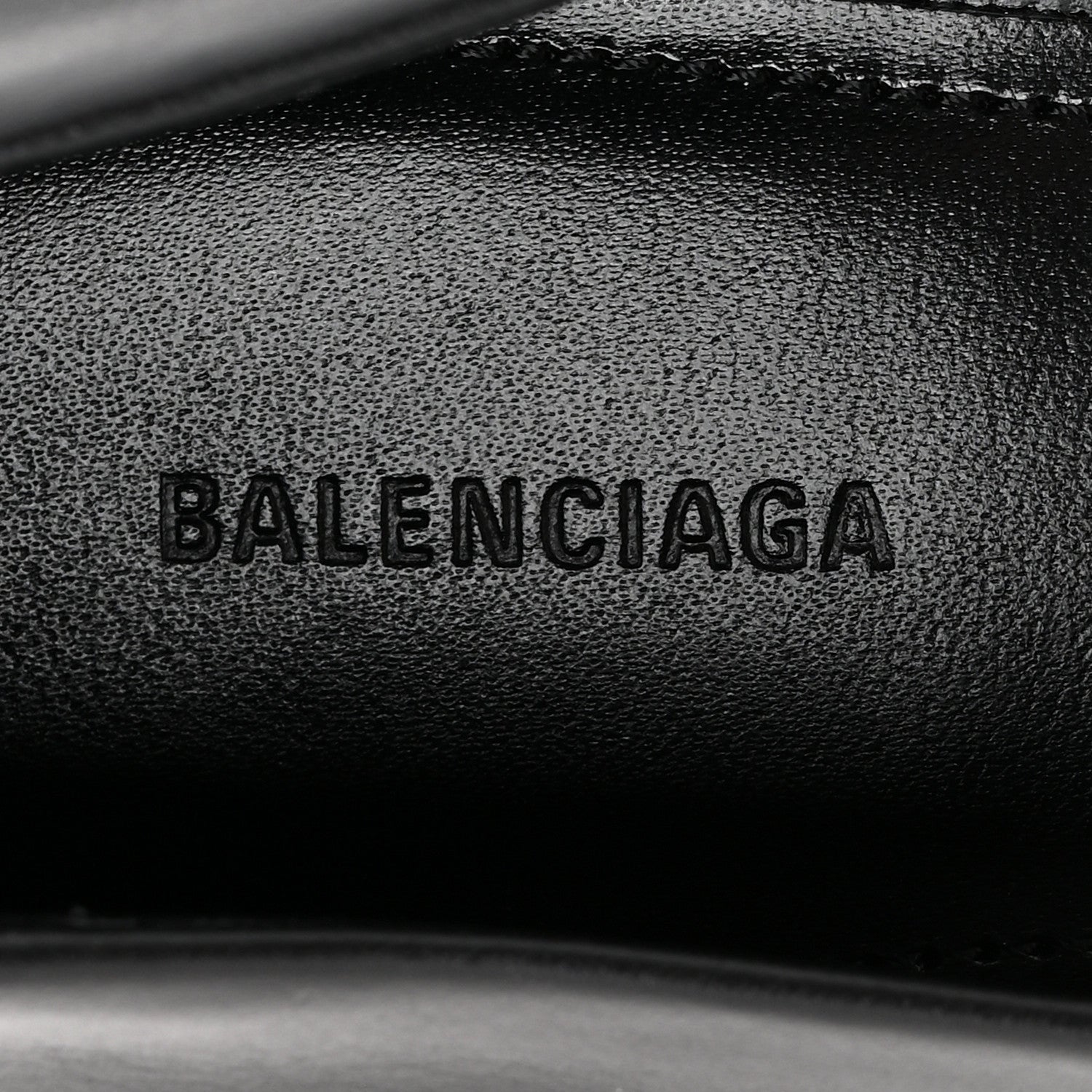 Balenciaga Shiny Soft Calfskin BB Flex 90mm Pumps 39 Black Gold 8 of 9