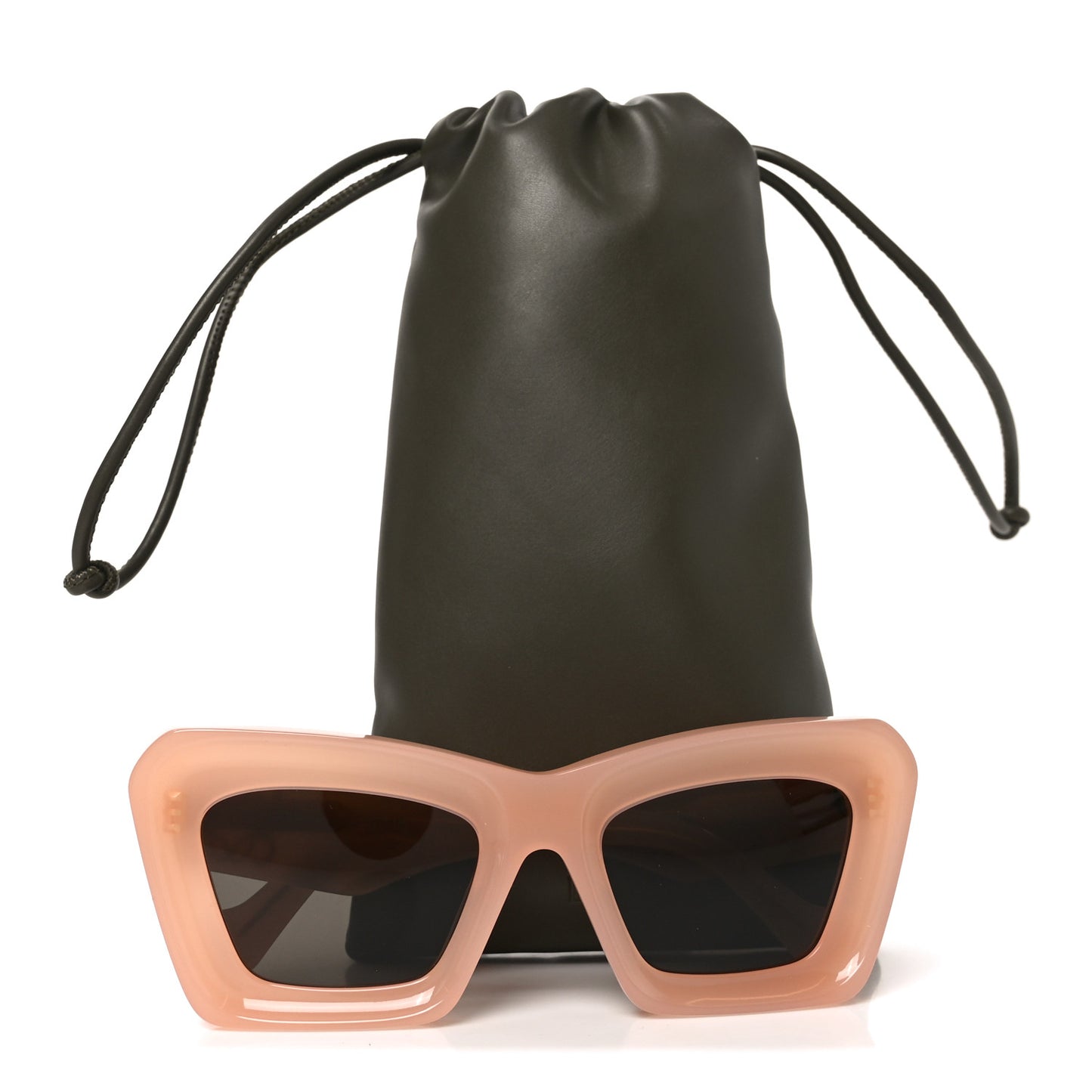 Acetate Anagram Cat Eye Sunglasses LW40145I  Light Pink
