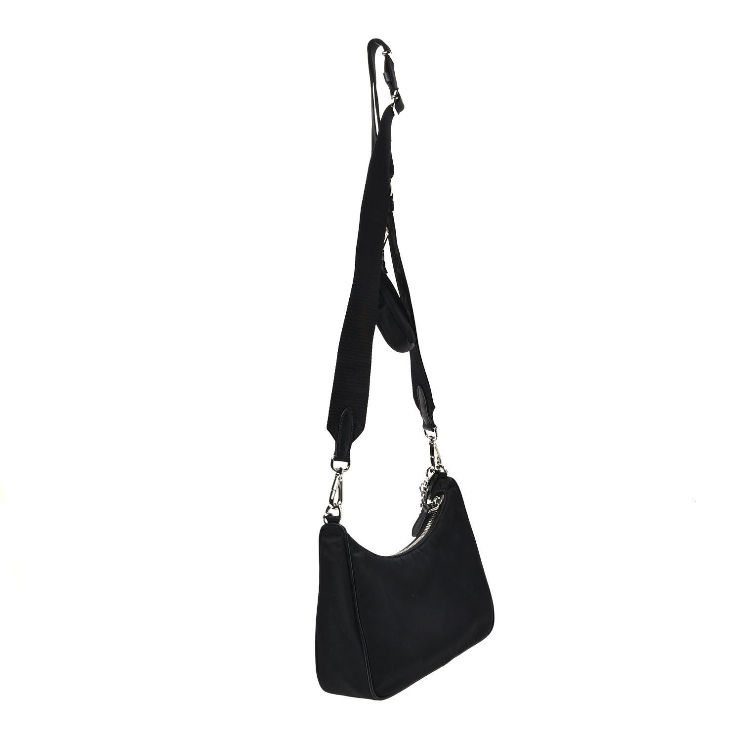 Prada Nylon Re-Edition 2005 Shoulder Bag Black 3 of 8