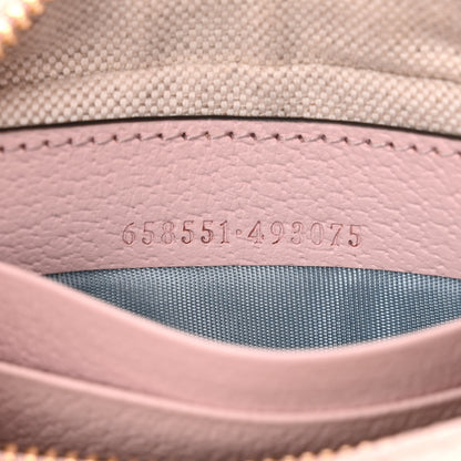 Gucci Monogram Jumbo GG Textured Dollar Calfskin Mini Ophidia Half Moon Hobo Beige Perfect Pink 7 of 12