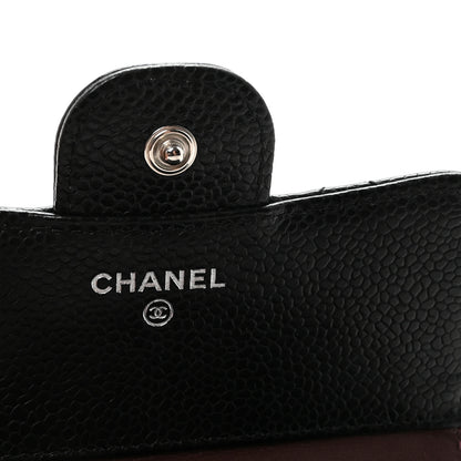 Chanel Caviar Quilted Compact Flap Wallet Black 6 of 9