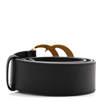 Gucci Calfskin Double G 40mm Belt 85 34 Black 2 of 4