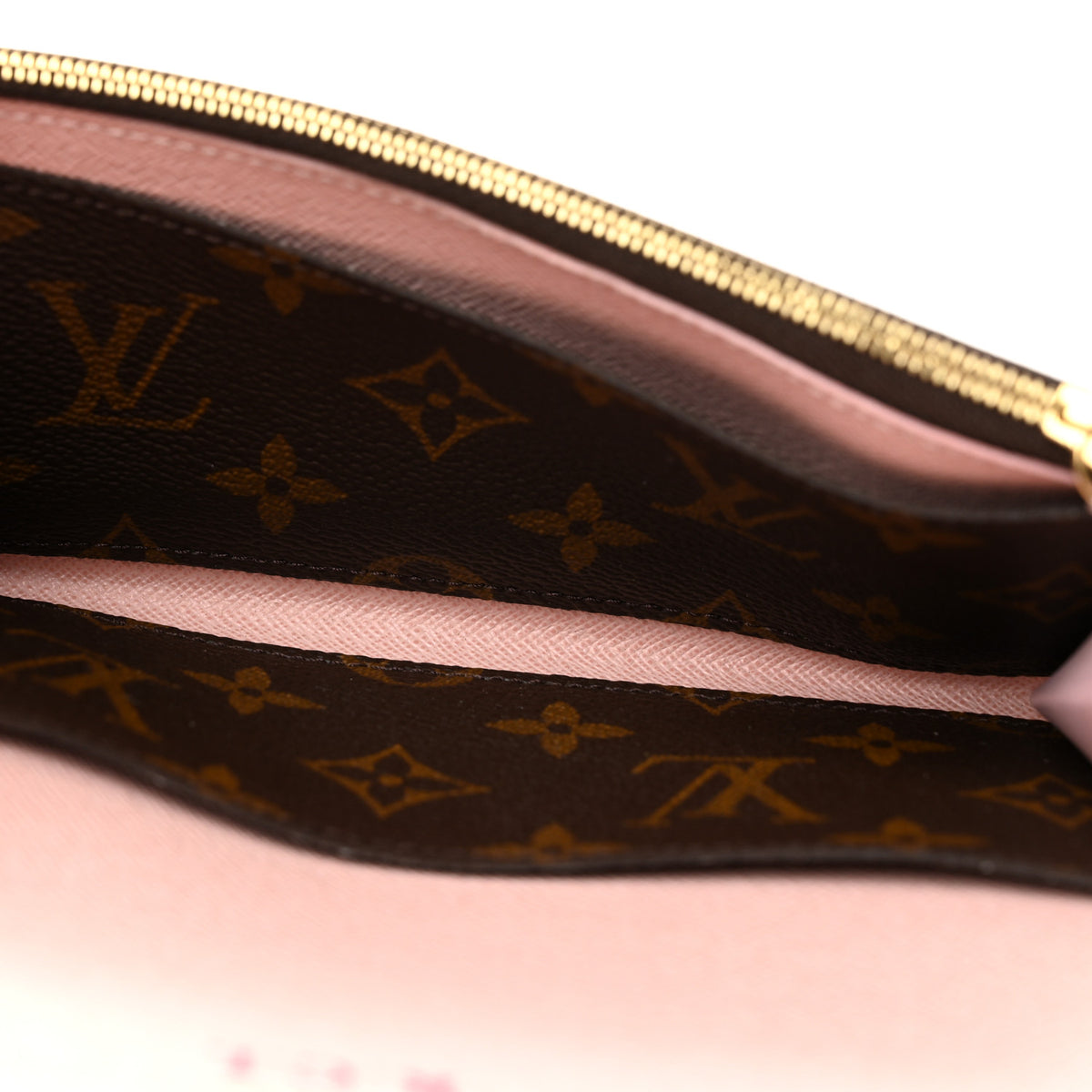 Monogram Emilie Wallet Rose Ballerine