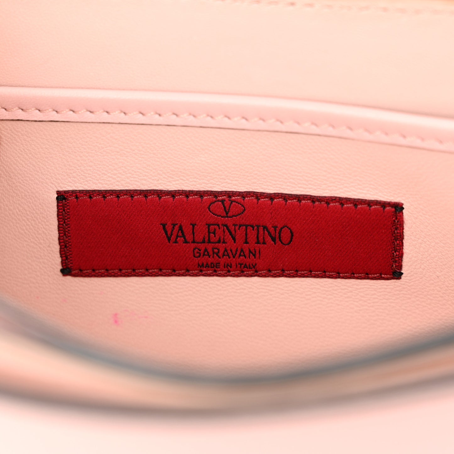 Vitello Rockstud Cabana Shoulder Bag Water Rose