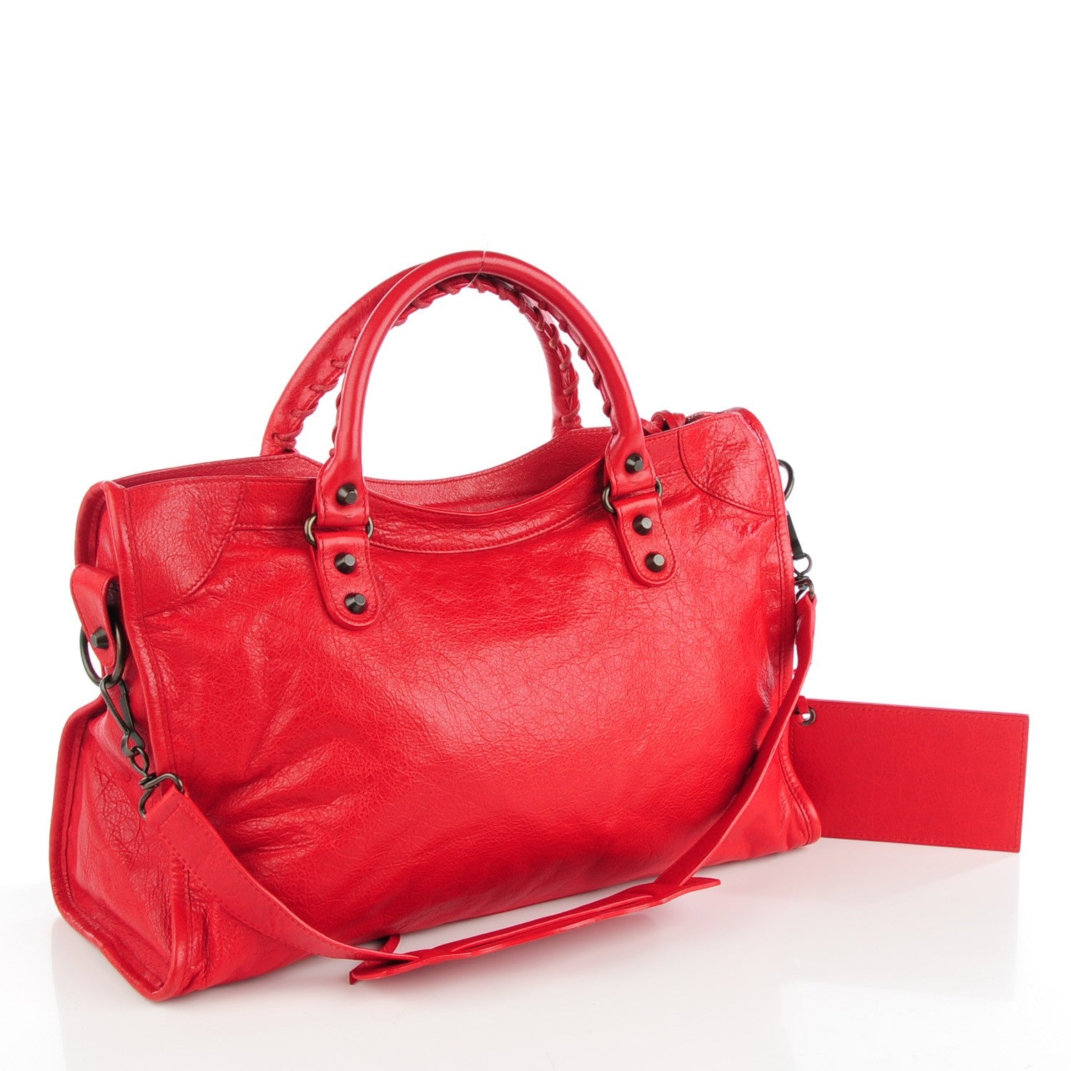 Balenciaga Agneau Classic Hardware City Rouge Coquelicot 3 of 8