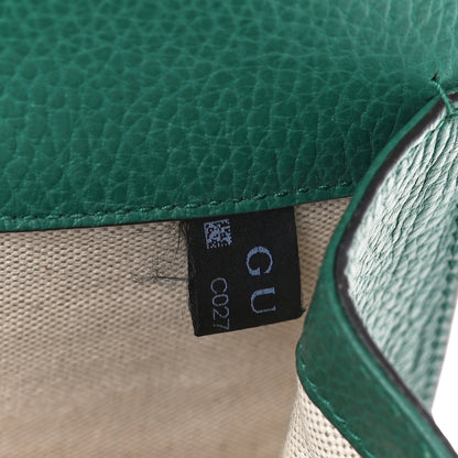 Gucci Pebbled Calfskin Small Dionysus Shoulder Bag Emerald 12 of 27