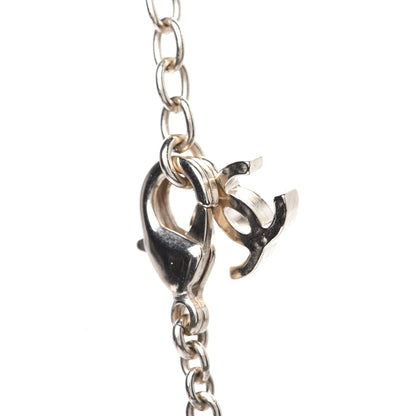 Chanel Crystal Pearl Nefertiti CC Pendant Necklace Gold 4 of 5